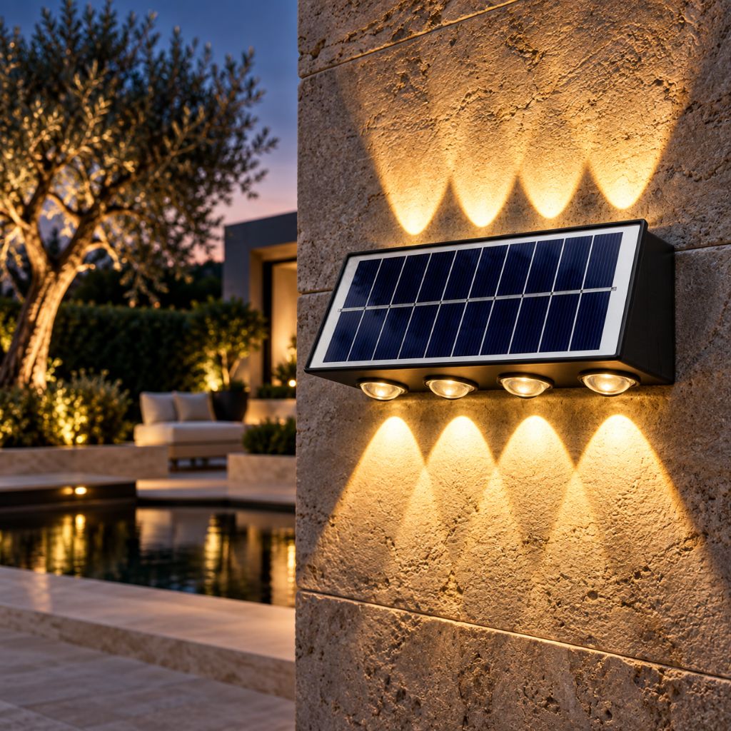IP65 Solar Up and Down LED Wall Wash Light