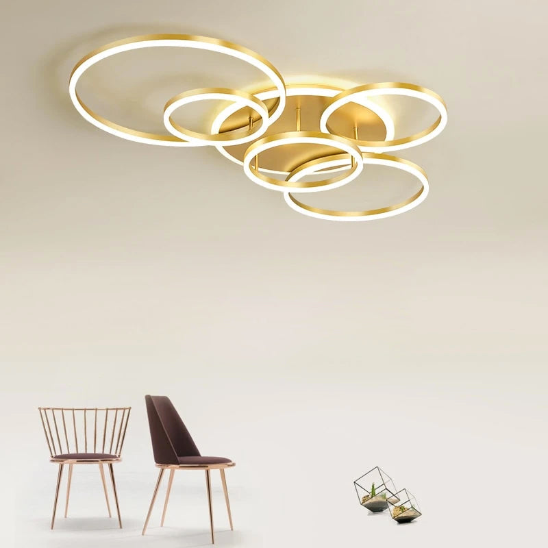 Floating Ring LED Ceiling Lamp