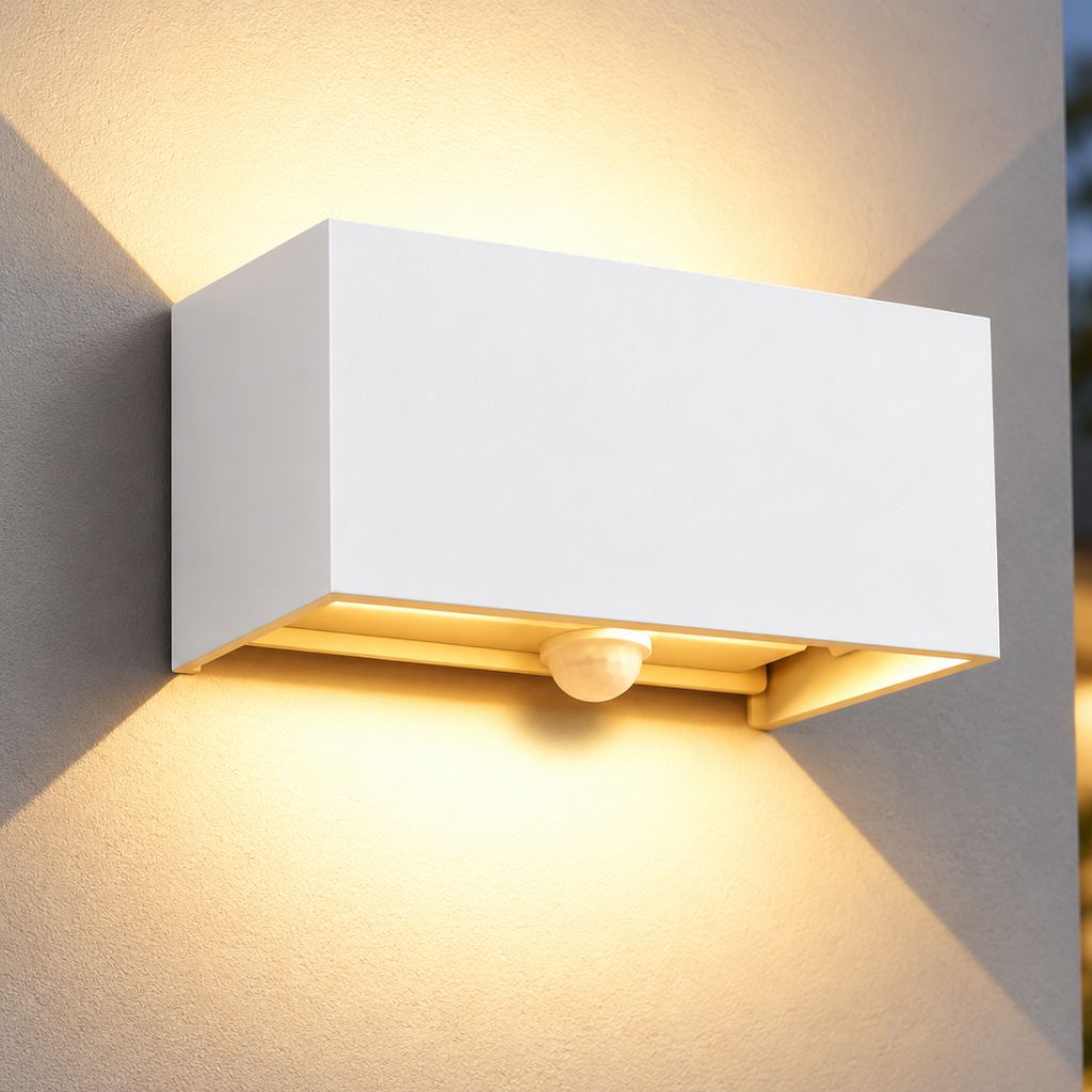 24W PIR Motion Sensor Up and Down LED Wall Light