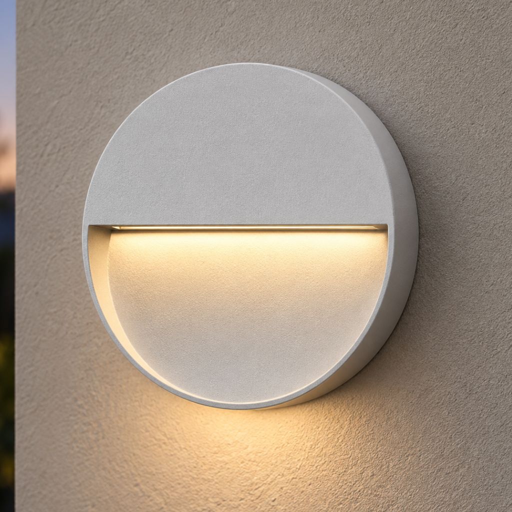 Round IP65 Outdoor LED Downlight Wall Sconce