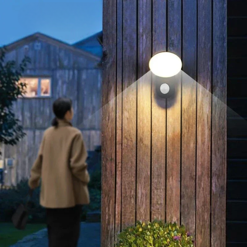 Motion-Activated Outdoor LED Wall Light