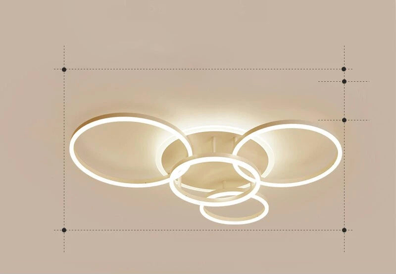 Floating Ring LED Ceiling Lamp