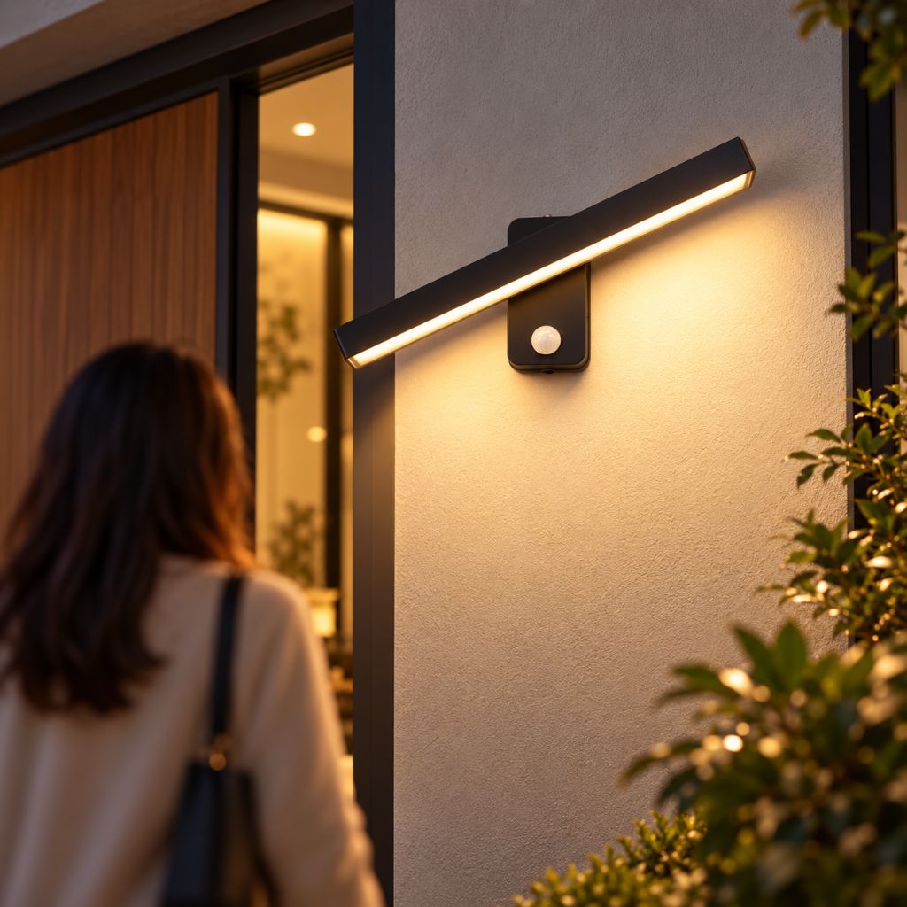 Rotatable LED Outdoor Wall Light with Optional Sensor