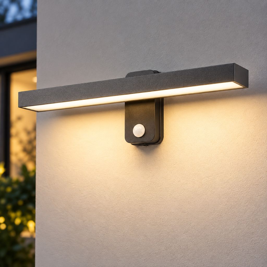 Rotatable LED Outdoor Wall Light with Optional Sensor