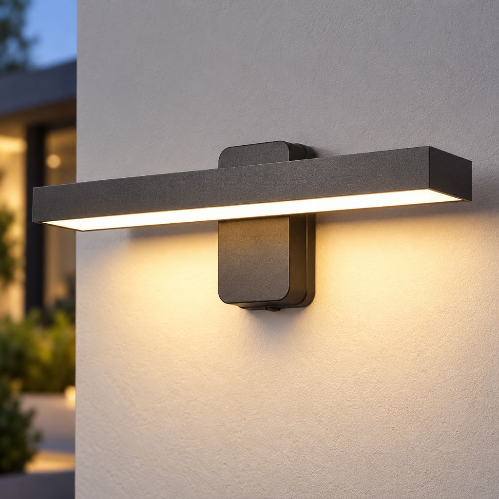 Rotatable LED Outdoor Wall Light with Optional Sensor