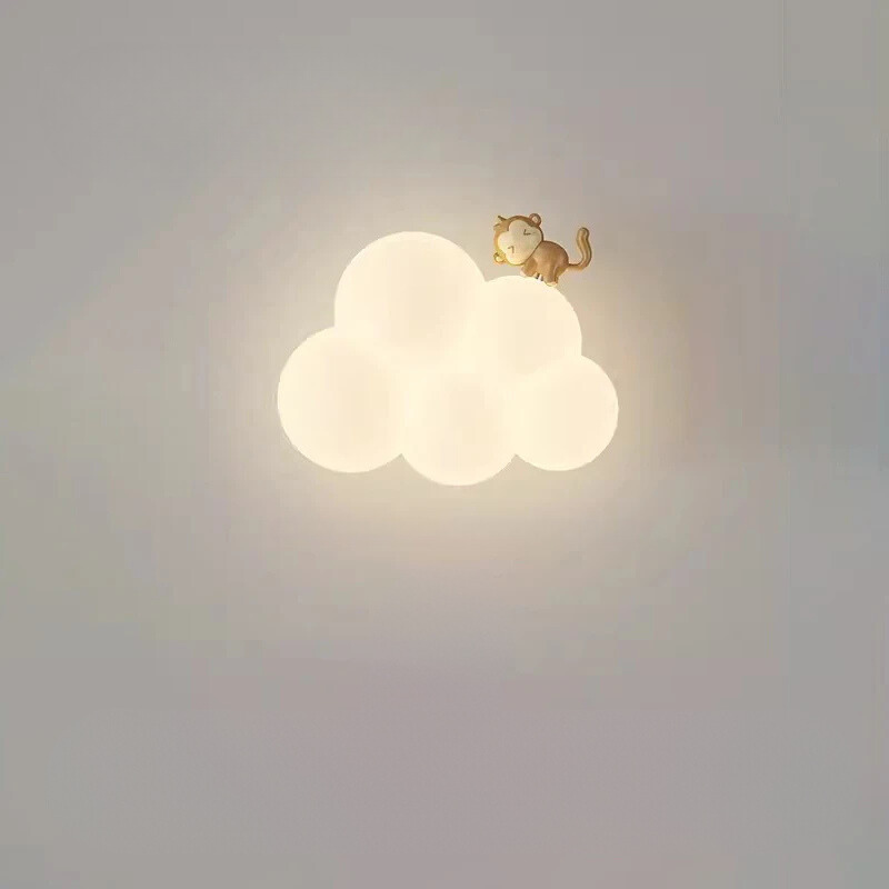 Cloud-Shaped LED Wall Lamp