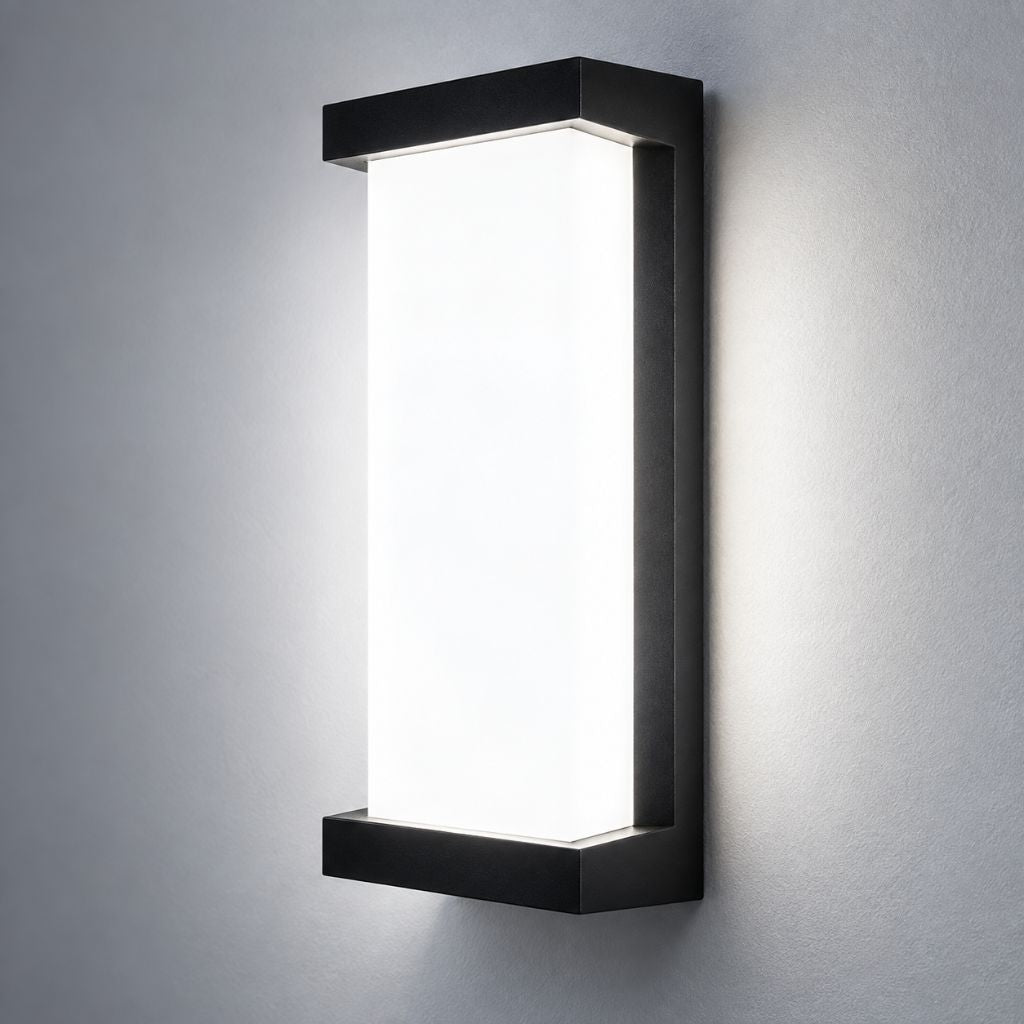 Rectangular IP65 LED Outdoor Porch Wall Light