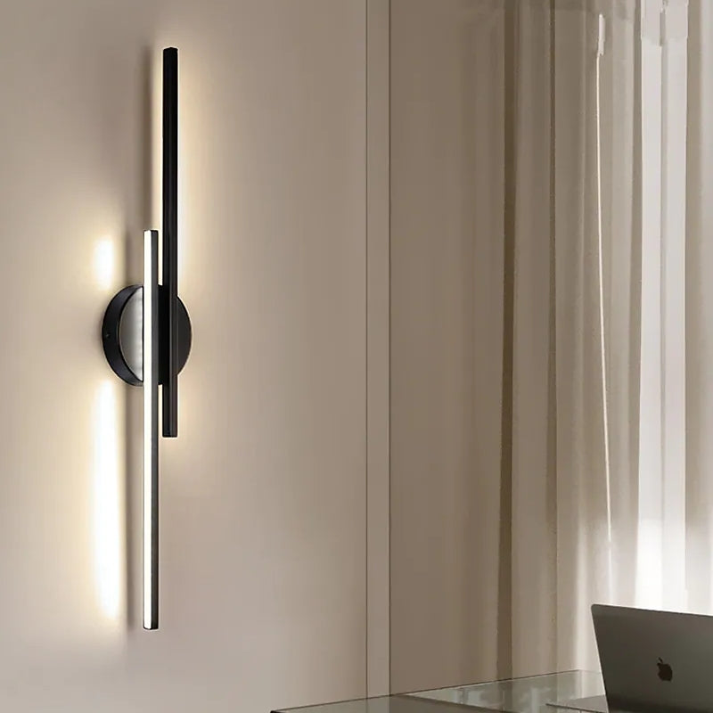 Dual Light Wall Sconce for Interior Spaces