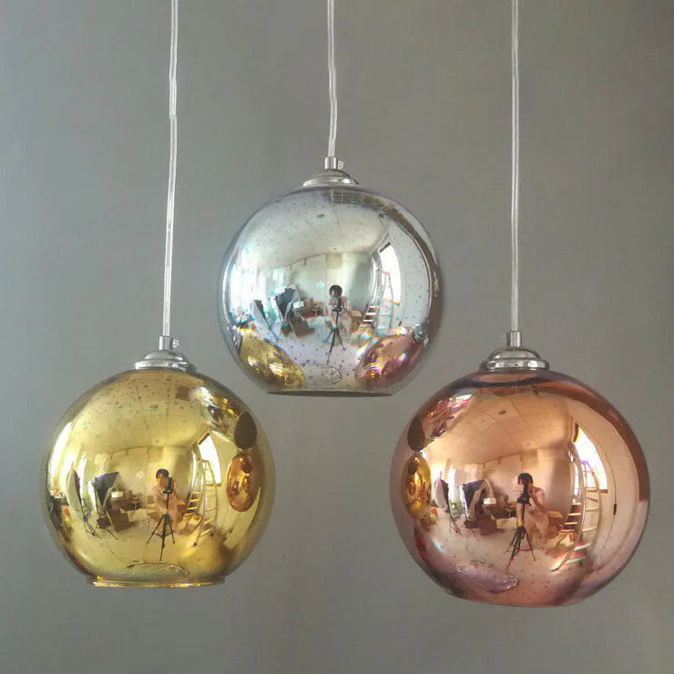 3D Firework Glass Pendant Light