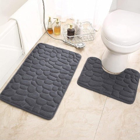 3D Non - Slip Bathroom Mat with Quick - Dry Absorbent Design - Lattea Global