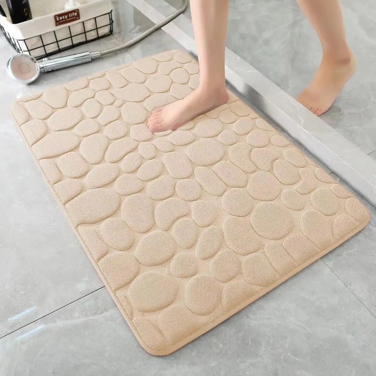 3D Non - Slip Bathroom Mat with Quick - Dry Absorbent Design - Lattea Global