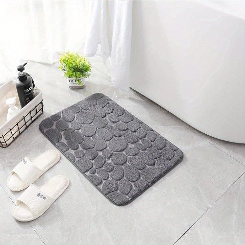 3D Non - Slip Bathroom Mat with Quick - Dry Absorbent Design - Lattea Global