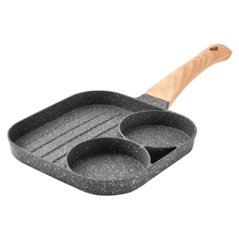 4-Cup Nonstick Egg Frying Pan – Stone Coating