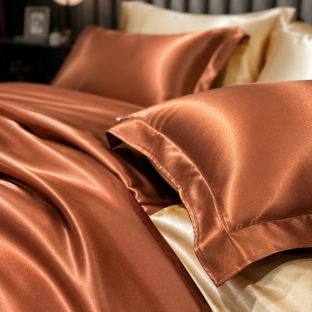 4-Piece Washed Silk Bedding Set