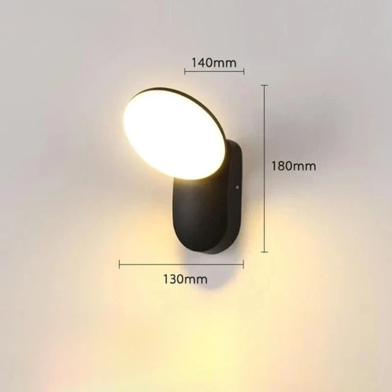 Motion-Activated Outdoor LED Wall Light