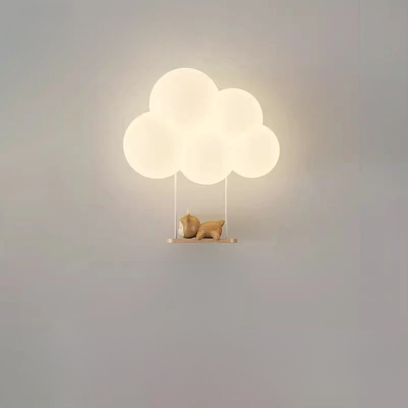 Cloud-Shaped LED Wall Lamp