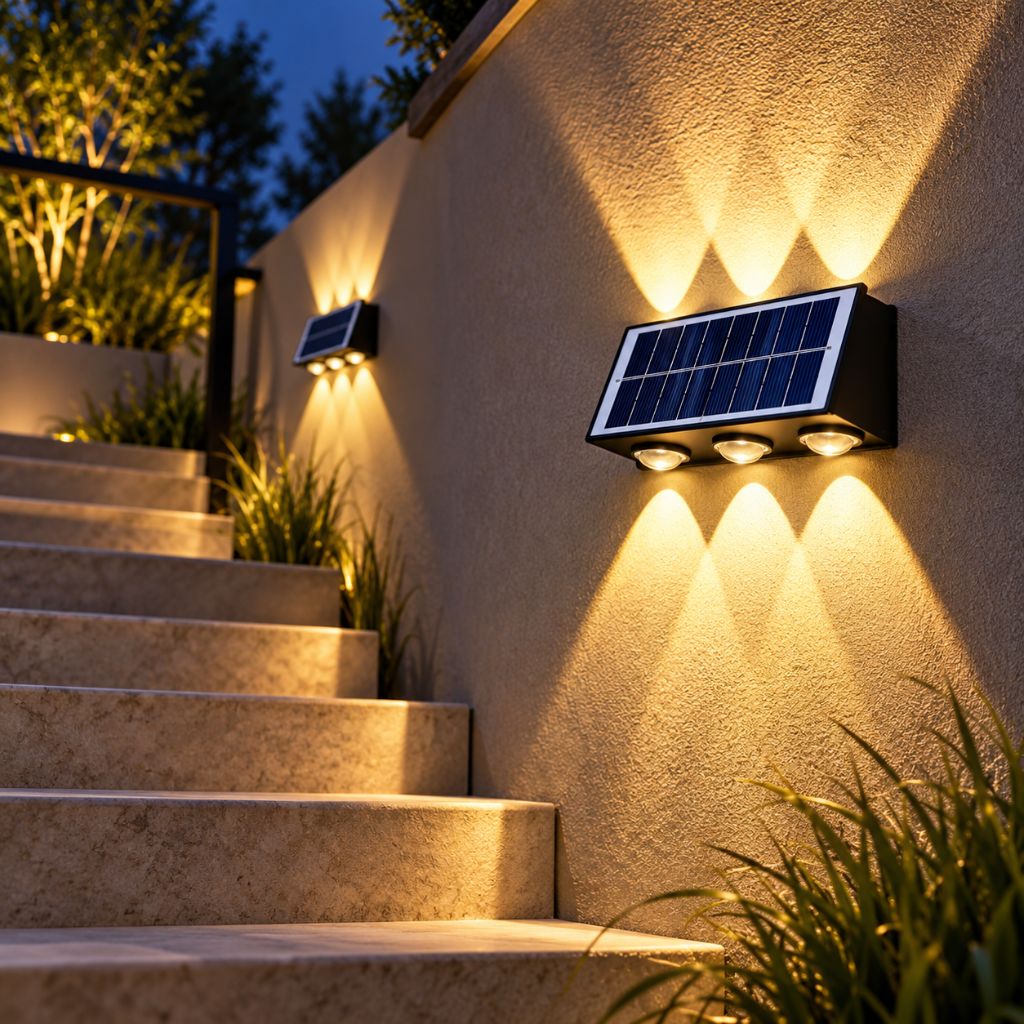 IP65 Solar Up and Down LED Wall Wash Light