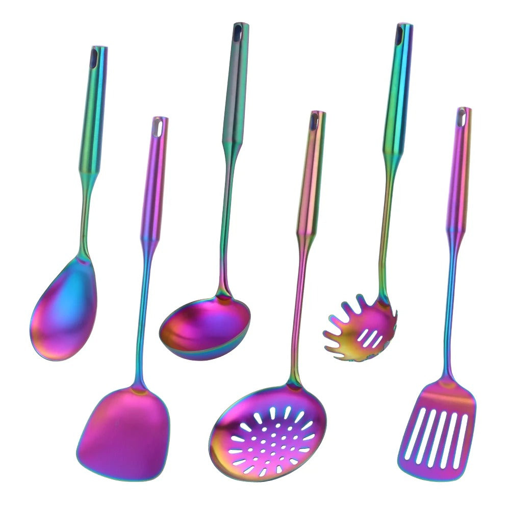 Stockholm  7-Piece Stainless Steel Cooking Utensils Set Lattea