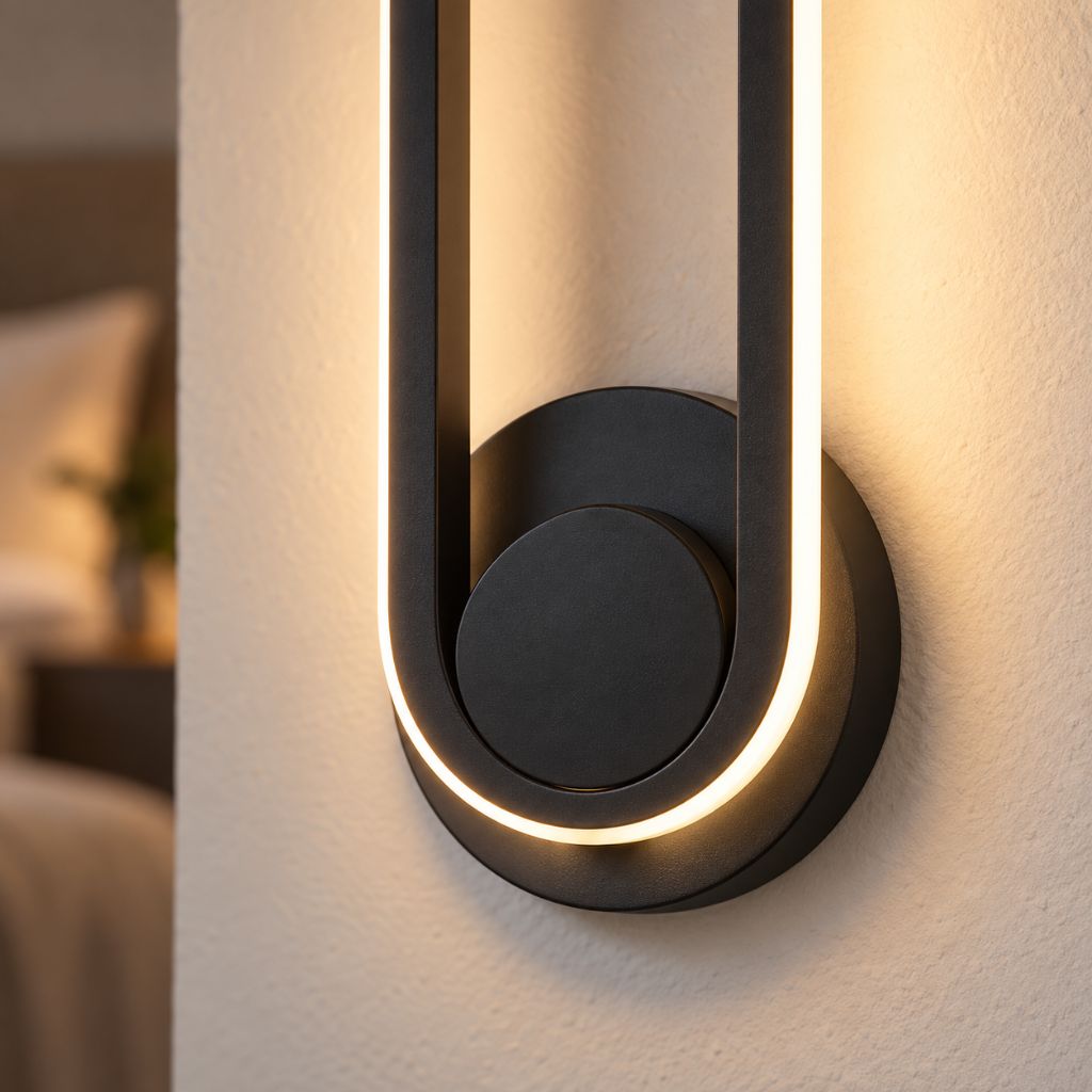 330° Rotatable Aluminum LED Wall Light for Bedside