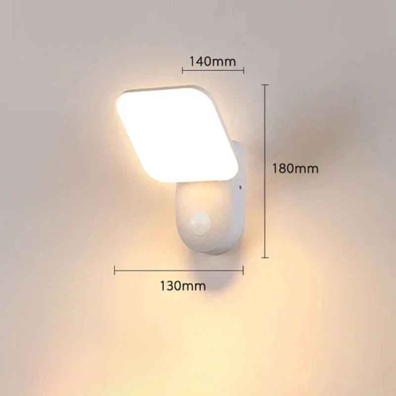 Motion-Activated Outdoor LED Wall Light