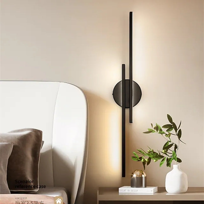 Dual Light Wall Sconce for Interior Spaces