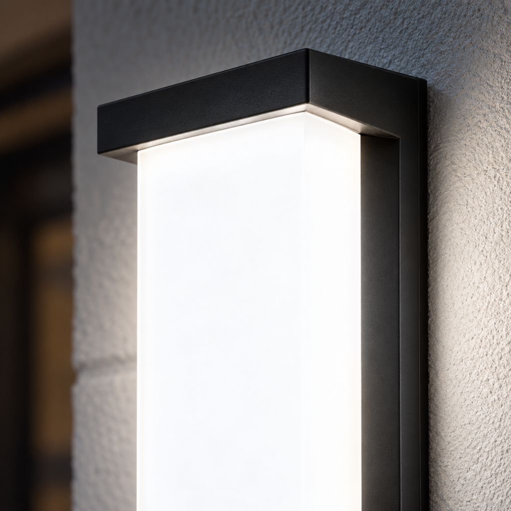 Rectangular IP65 LED Outdoor Porch Wall Light
