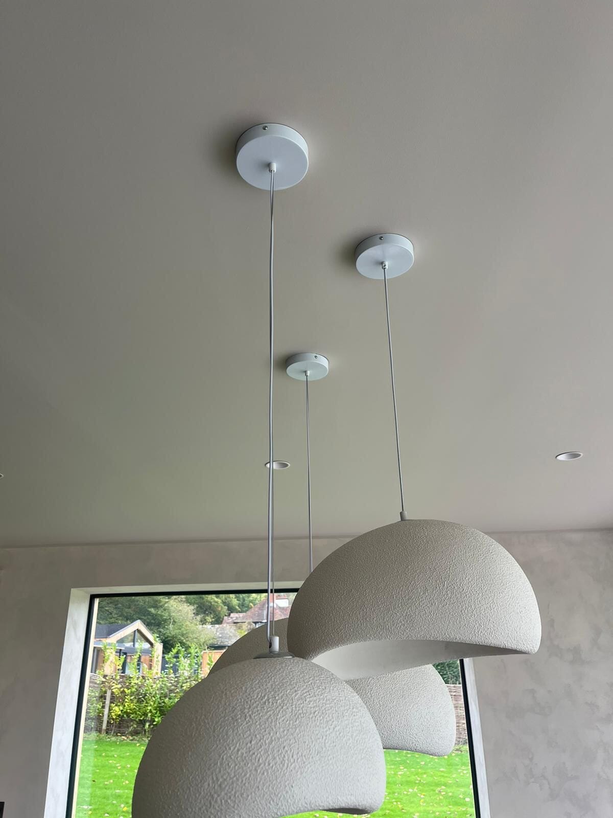 Modern Boho Wabi Sabi Resin Chandelier