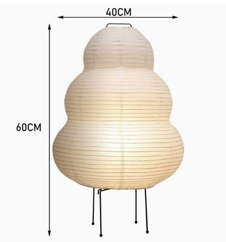 Akari Japandi Style Paper Floor Lamp