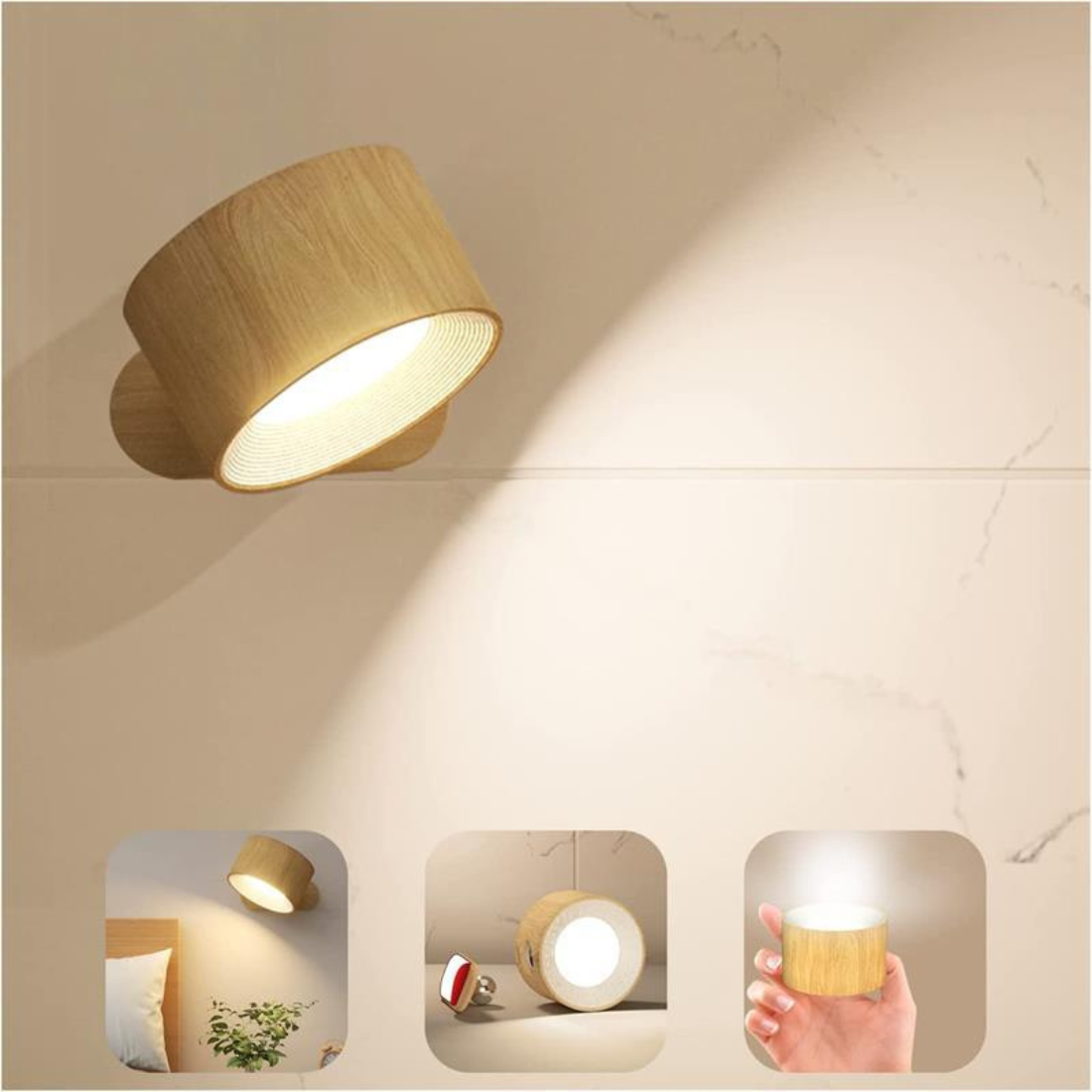 360° Adjustable LED Wall Light