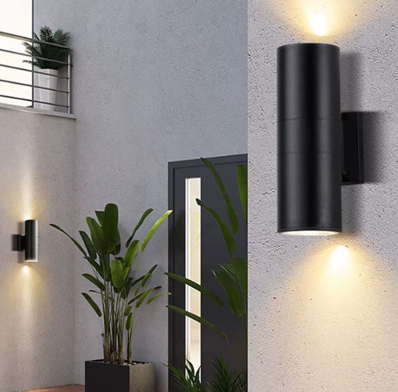 CylinderGlow LED Wall Lamp - Modern Cylinder Design & Dual Lighting