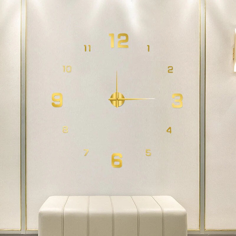 DIY Mountable Wall Clock Acrylic Minimalist Design by Lattea