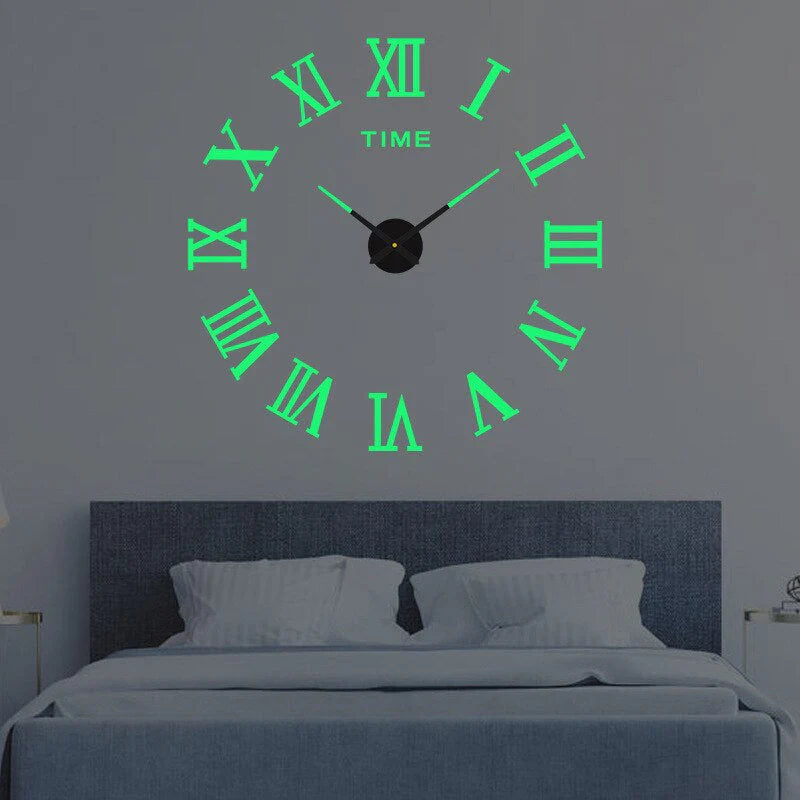 DIY Mountable Wall Clock Acrylic Minimalist Design by Lattea