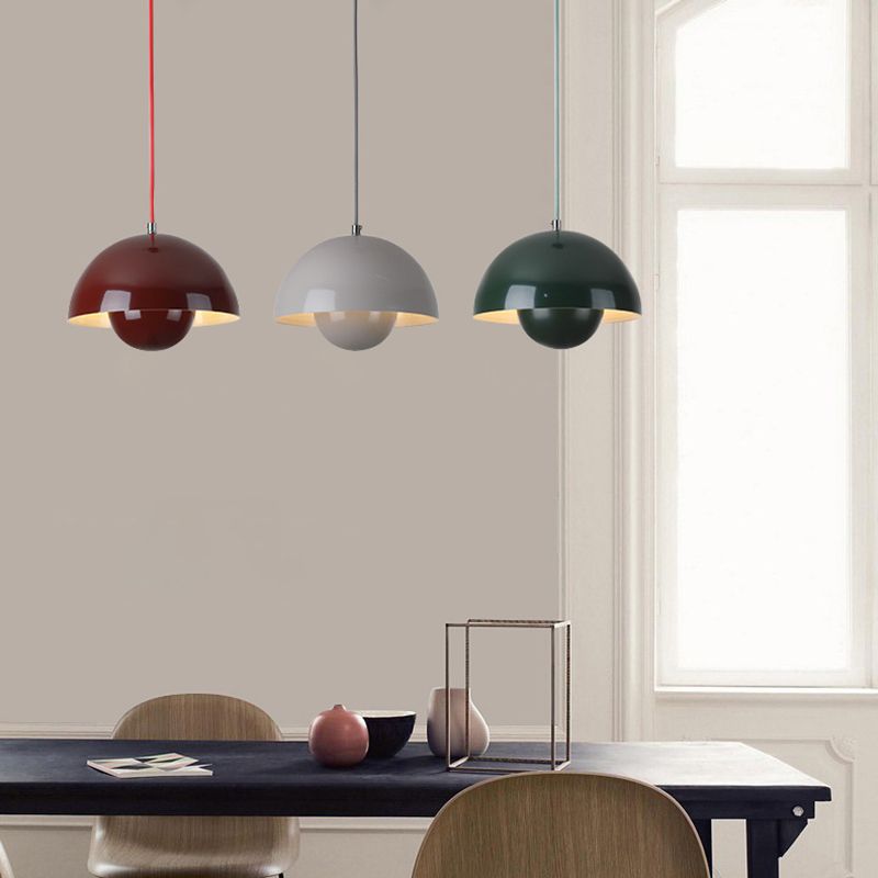 Nordic Colorful Dome Pendant Light