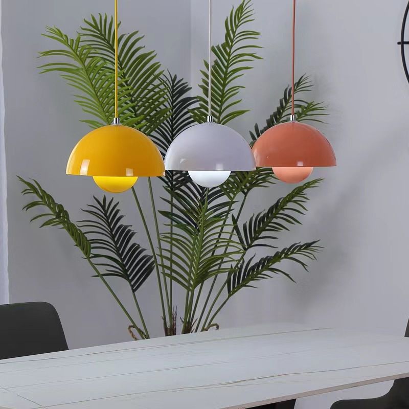 Nordic Colorful Dome Pendant Light