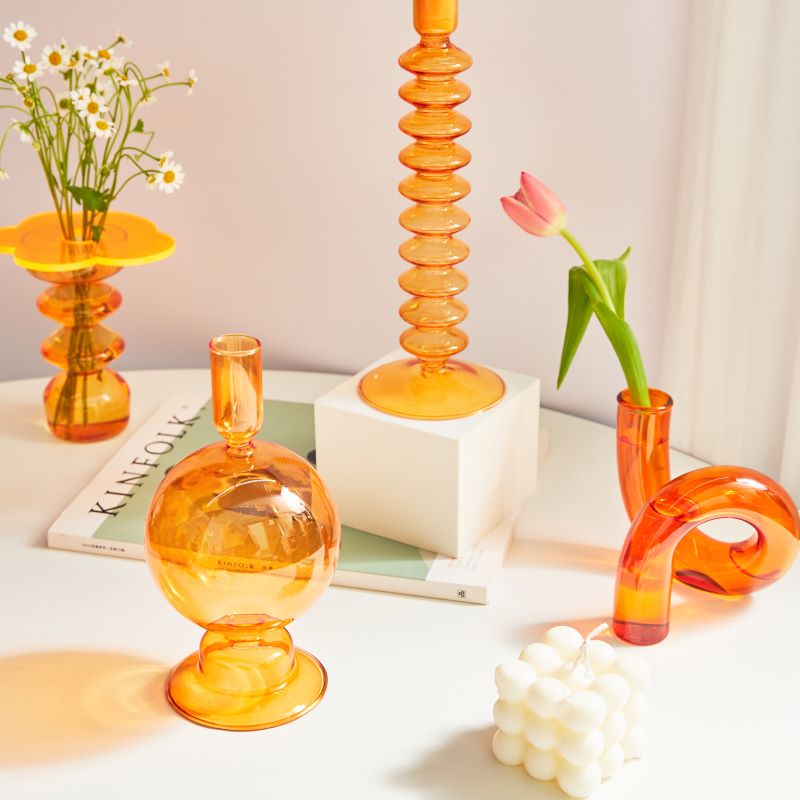 Artistic Loop Hydroponic Vase & Candle Holder