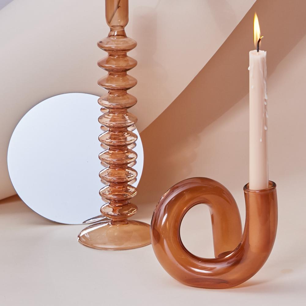 Artistic Loop Hydroponic Vase & Candle Holder