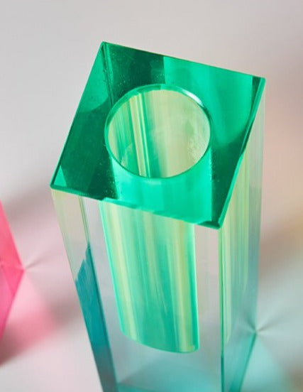 Modern Prism Acrylic Vase