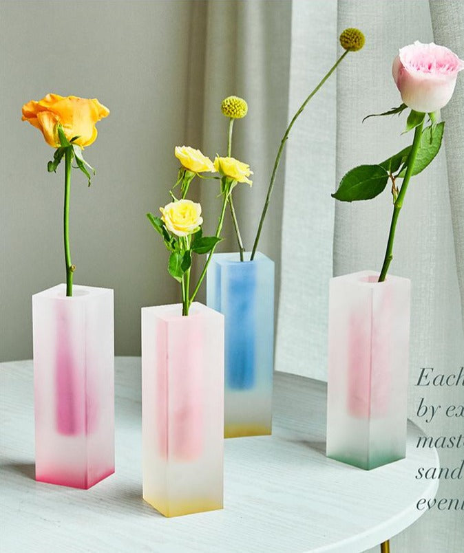 Modern Prism Acrylic Vase