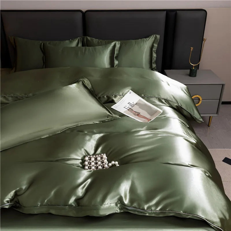 Silk Duvet Set Soft and Breathable