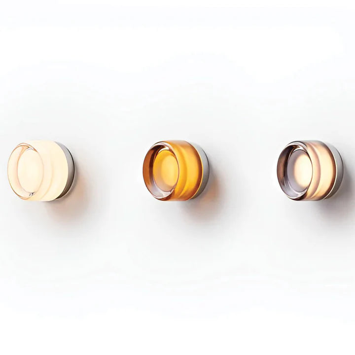 Modern Interior LED Wall Lamp - Amber Jelly Decor