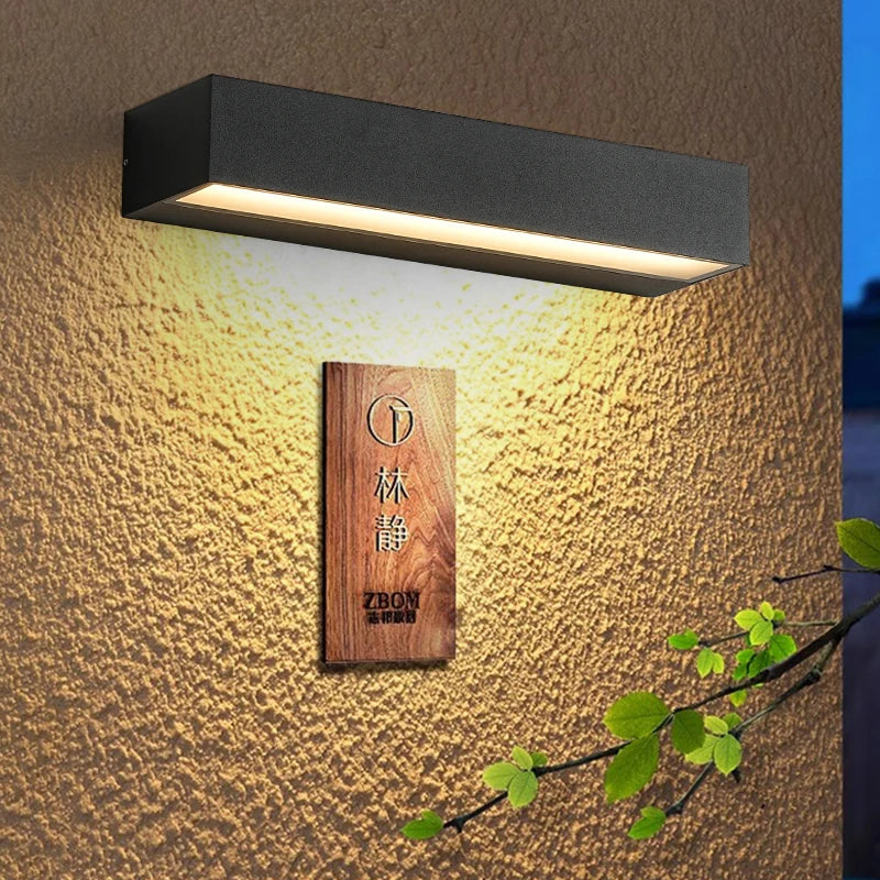 Modern Waterproof LED Wall Light for Outdoor Spaces