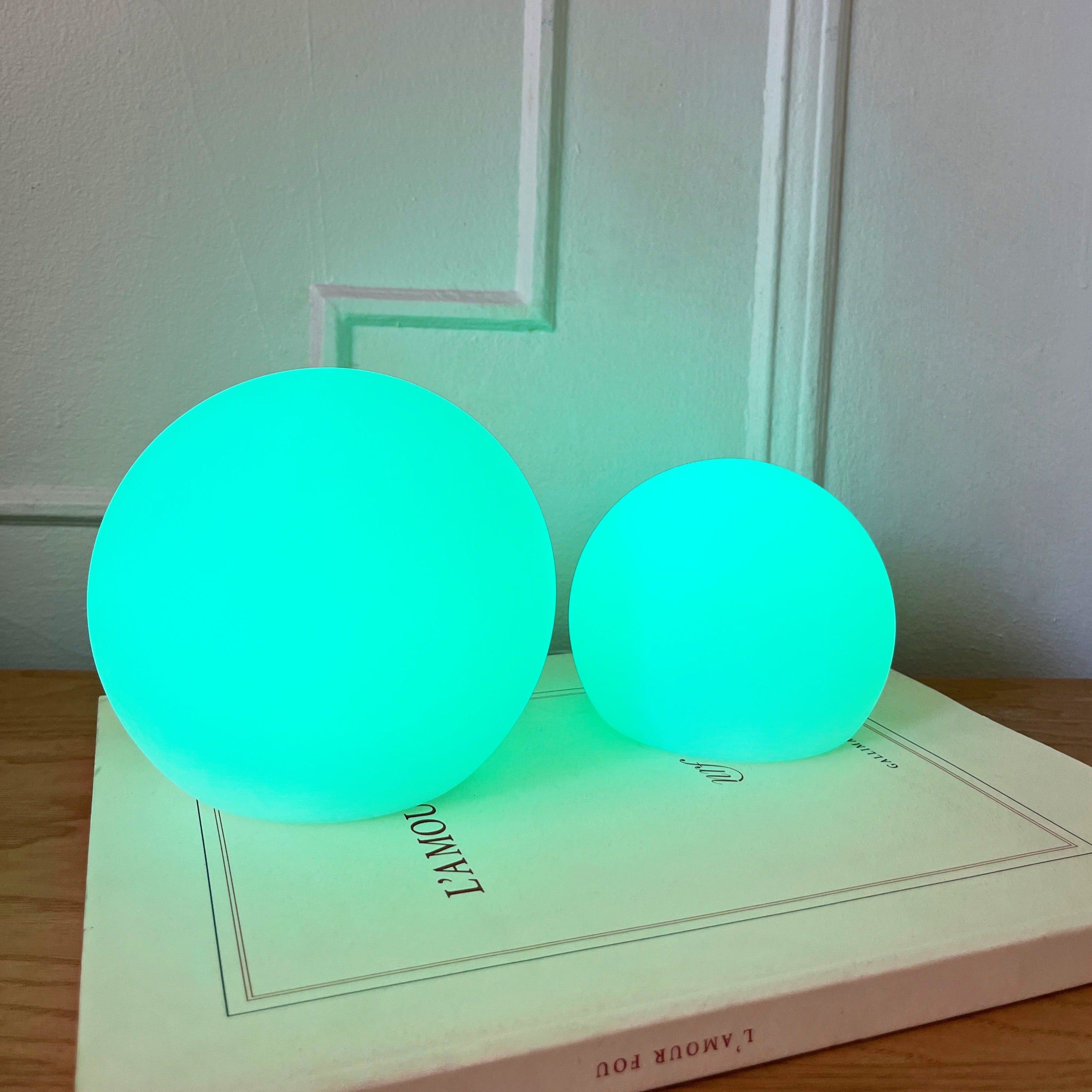 Cordless LED Moon Table Lamp