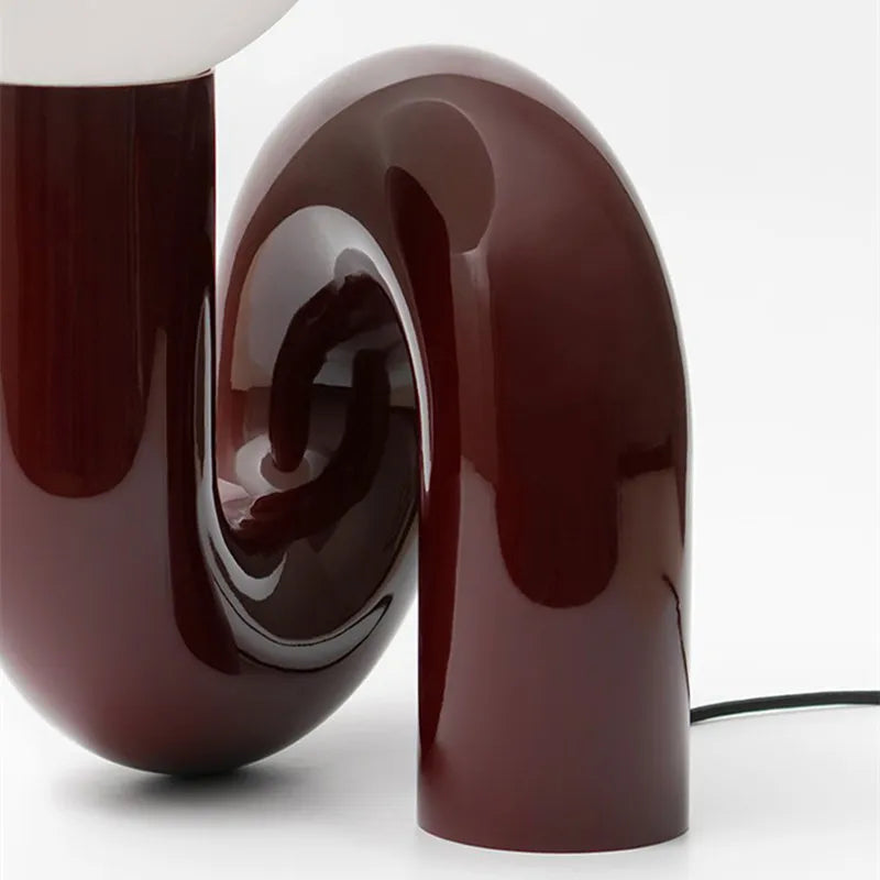 Curved Pipe Nordic Table Lamp