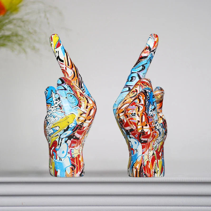 Middle Finger Sculpture