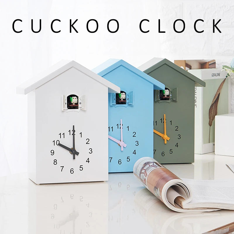 Modern Cuckoo Wall Clock with Pendulum