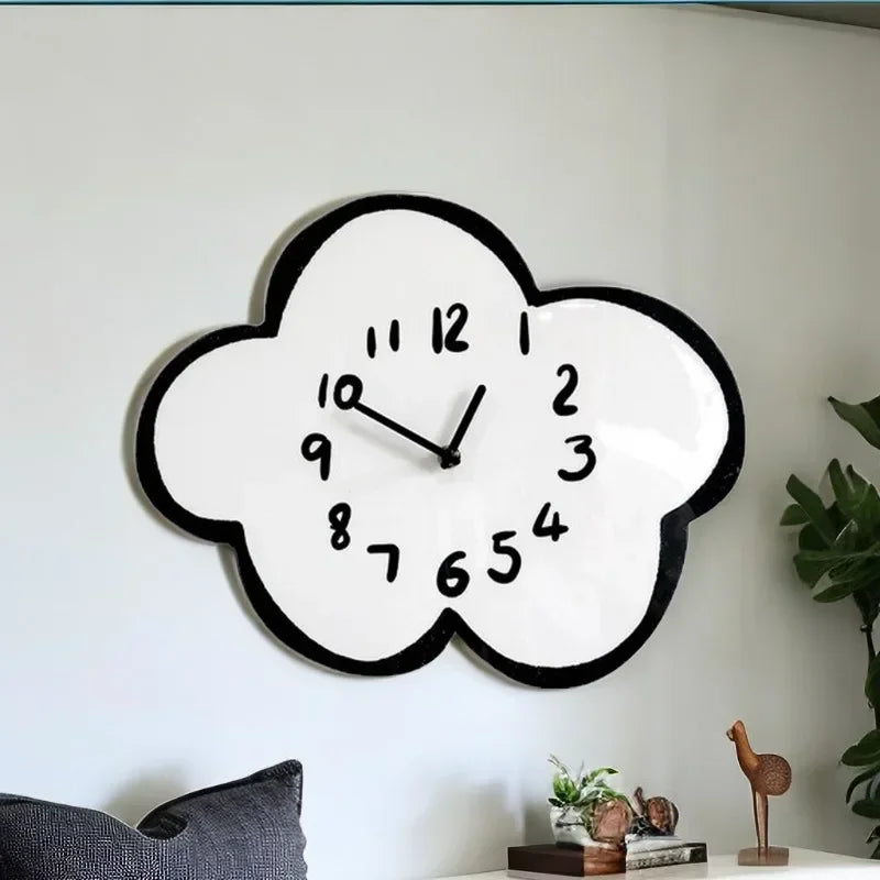 Swaying Cloud Cartoon Decorative Wall Clock