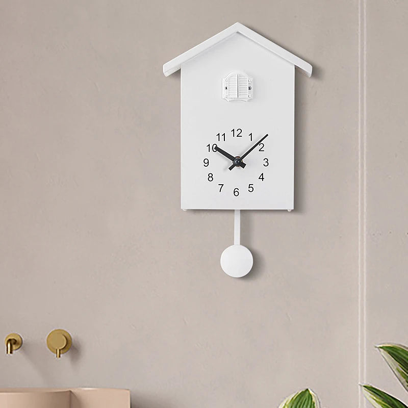 Modern Cuckoo Wall Clock with Pendulum