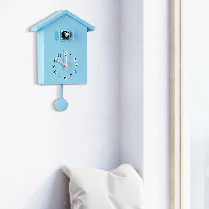 Modern Cuckoo Wall Clock with Pendulum