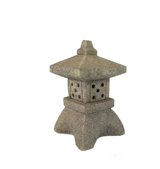 Japanese-Style Solar Pagoda Garden Lantern