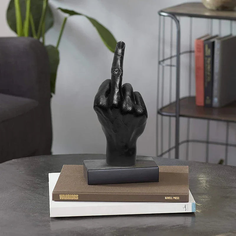 Middle Finger Sculpture